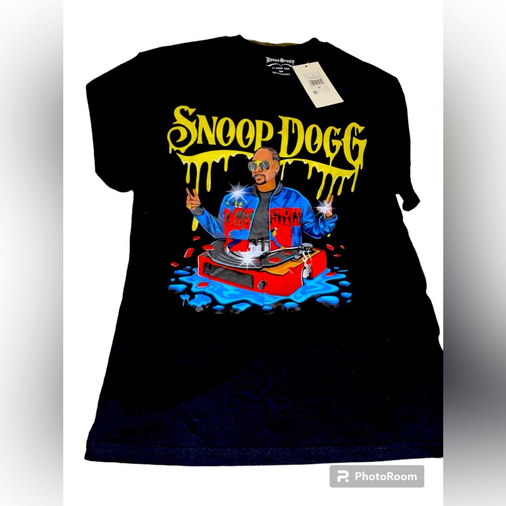 Unisex Snoop Dogg Doggy Style Black Tee Size s/P